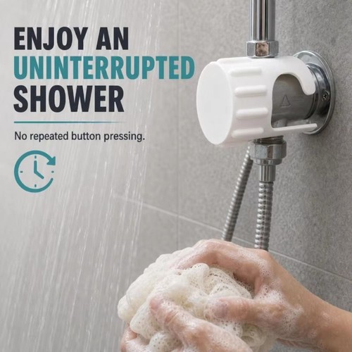 Waterproof shower push lock - waterproof,