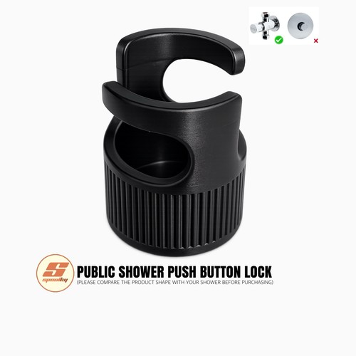 Public shower push button lock - shower,