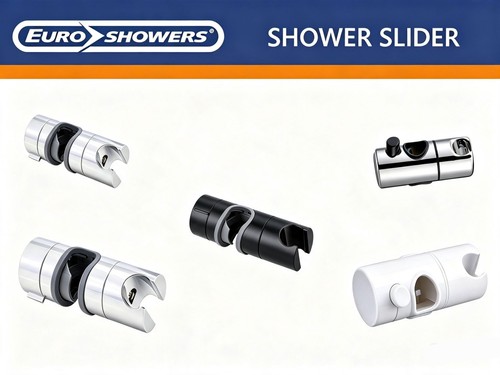 Shower head holder riser - holder, rail