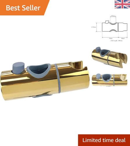 25mm gold slider bracket - gold,